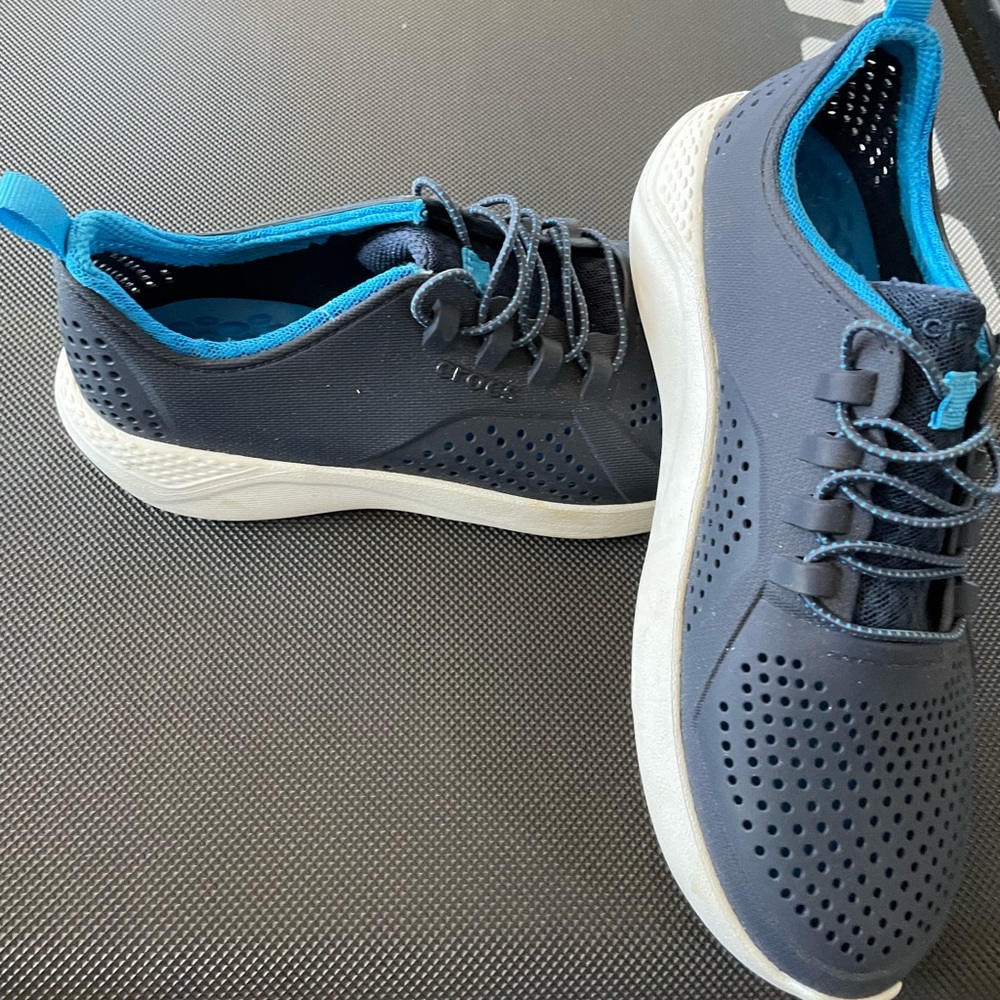 Crocs navy water shoes